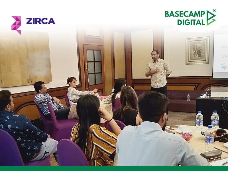 Digital Marketing Training session at Zirca